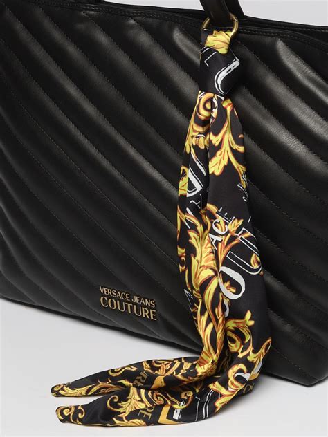 VERSACE JEANS COUTURE: Borsa in nappa sintetica 